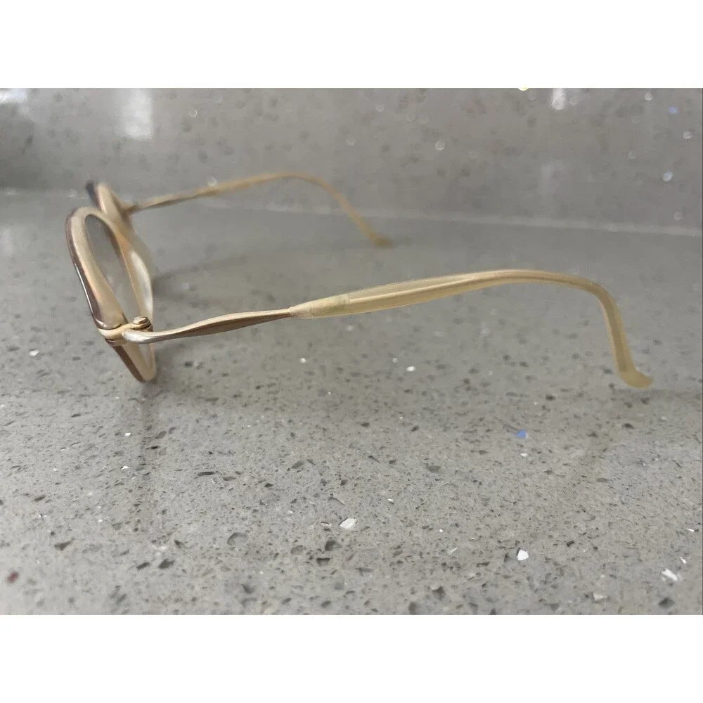 Nine West Eyeglasses Frames Only 4 5WR 130 Full Rim oval pink beige